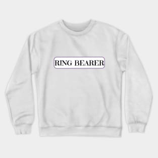 Ring bearer wedding day Crewneck Sweatshirt